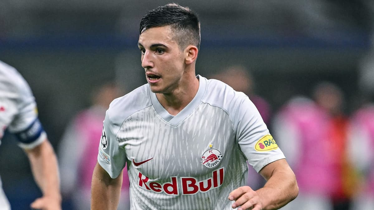 Red Bull Salzburg's Oscar Gloukh.