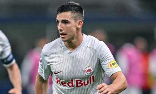Red Bull Salzburg's Oscar Gloukh.