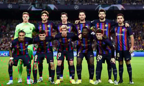 Barcelona, Teamfoto, Robert Lewandowski, 2022/23