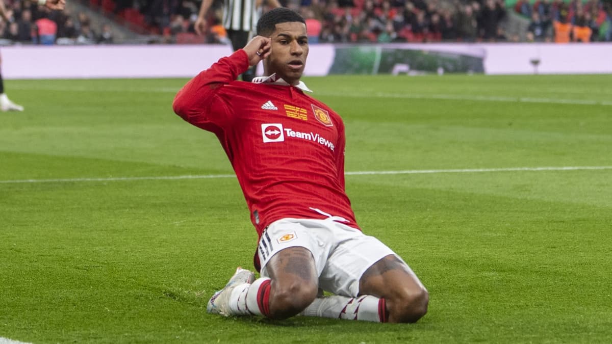 Marcus Rashford, Man Utd, Carabao Cup final, 2022/23