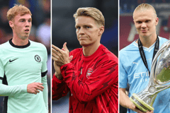 Cole Palmer, Martin Odegaard, Erling Haaland