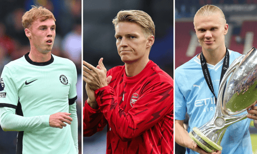 Cole Palmer, Martin Odegaard, Erling Haaland