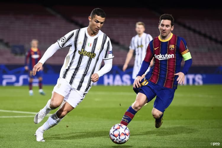 Cristiano Ronaldo and Lionel Messi 