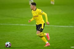 Jadon Sancho for Borussia Dortmund v Borussia Monchengladbach in the Bundesligs