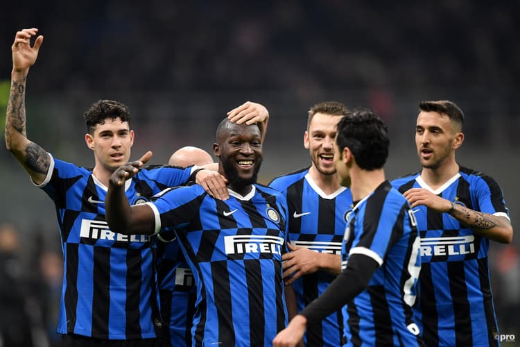 Alessandro Bastoni and Romelu Lukaku (left), Inter, 2020-21