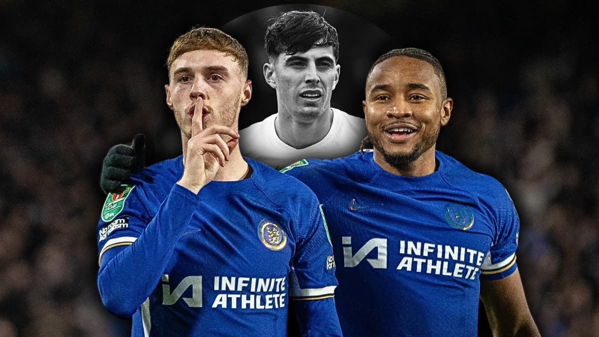 Cole Palmer, Christopher Nkunku, Kai Havertz, Chelsea
