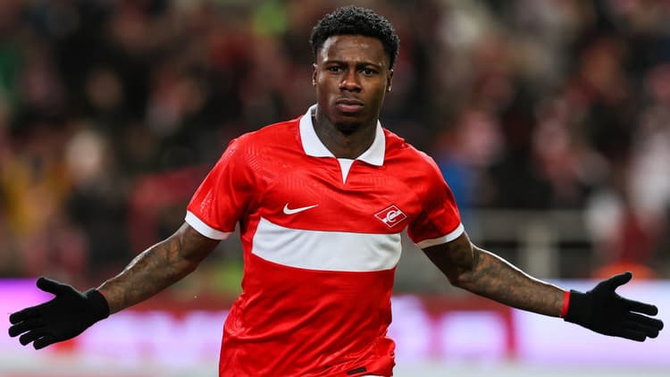 Quincy Promes maakte in februari 2021 een transfer van Ajax naar Spartak Moskou