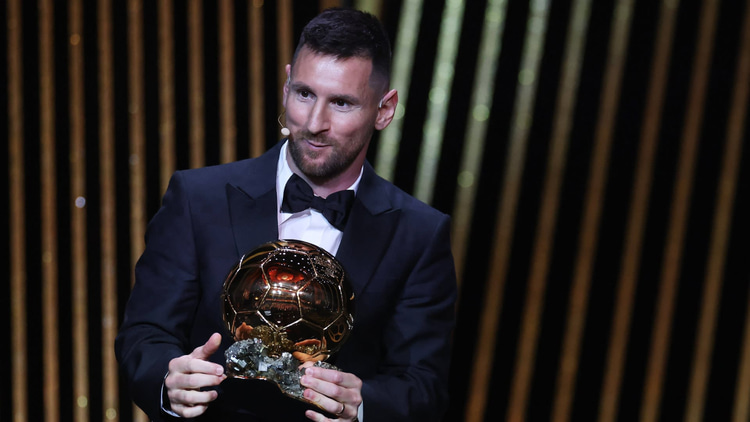 Messi won eight Ballons d'Or thanks to Barcelona
