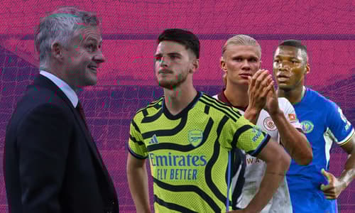 Ole Gunnar Solskjaer, Erling Haaland, Declan Rice, Moises Caicedo