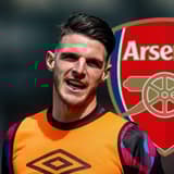 West Ham's Declan Rice is linked with Arsenal