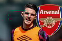West Ham's Declan Rice is linked with Arsenal