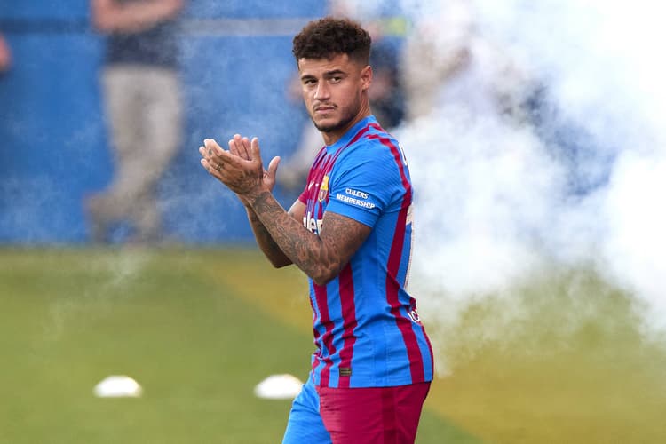 Philippe Coutinho, Barcelona, 2021-22