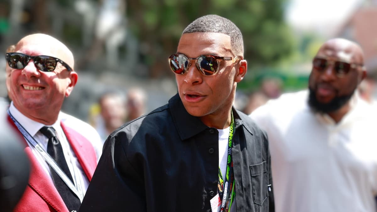 Kylian Mbappe at the 2024 Monaco GP