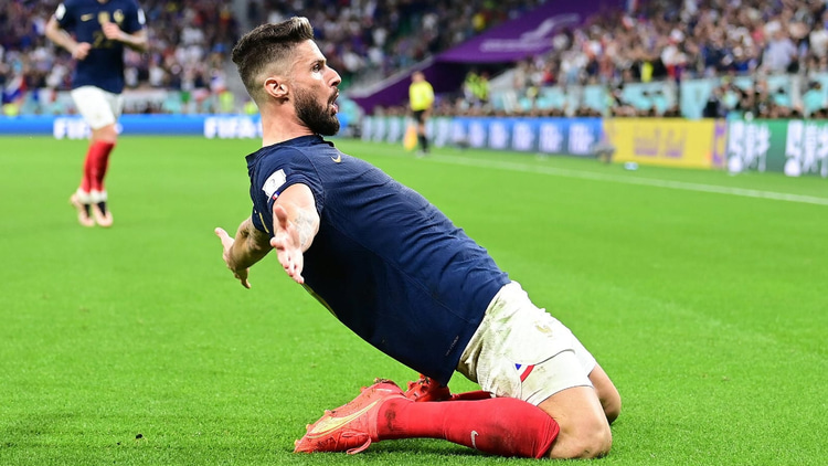 Olivier Giroud is France's all-time top goal-scorer