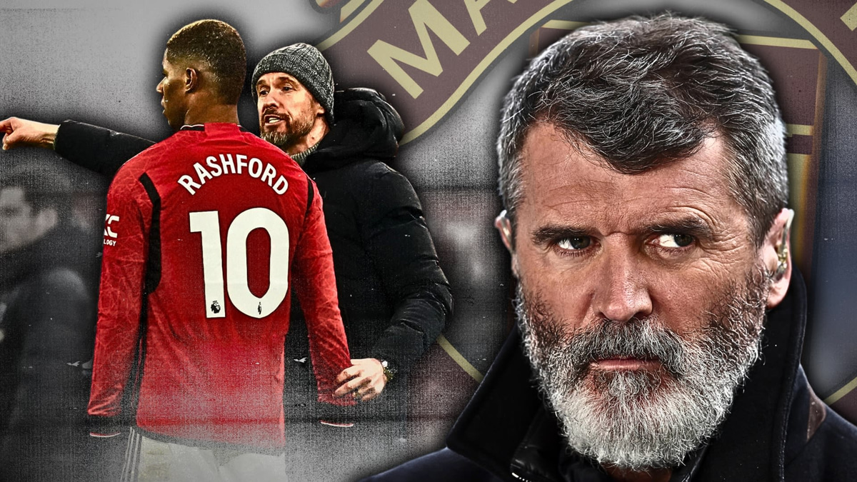 Roy Keane, Marcus Rashford, Erik ten Hag, Man Utd