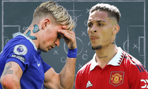 Mykhailo Mudryk, Chelsea, Antony, Man Utd