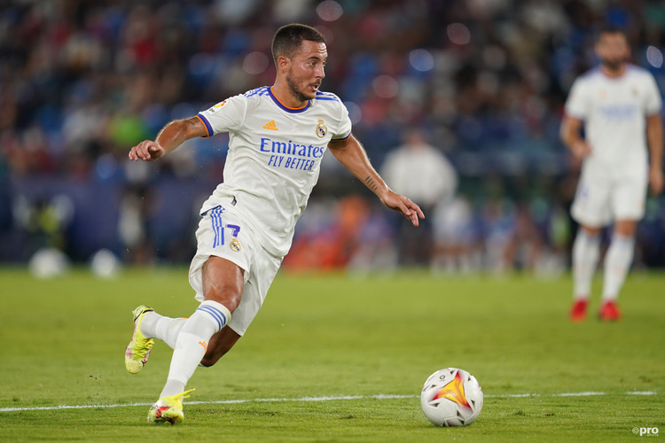 Eden Hazard in actie voor Real Madrid
