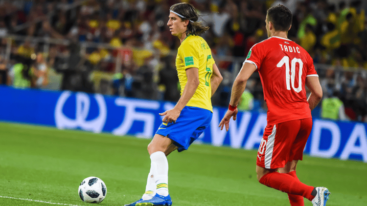 Filipe Luis represented Brazil during his playing career.