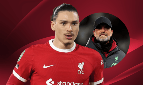 Darwin Nunez, Jurgen Klopp, Liverpool, 2023/24
