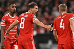 Leon Goretzka, Ryan Gravenberch, Matthijs de Ligt, Bayern München