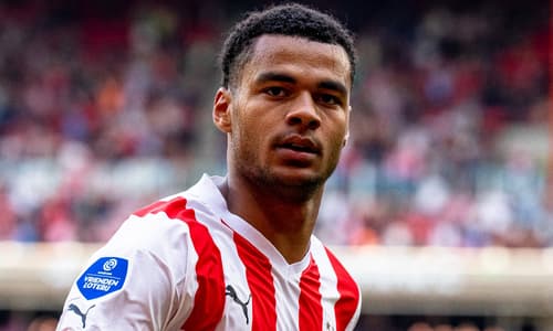 Cody Gakpo playing for PSV