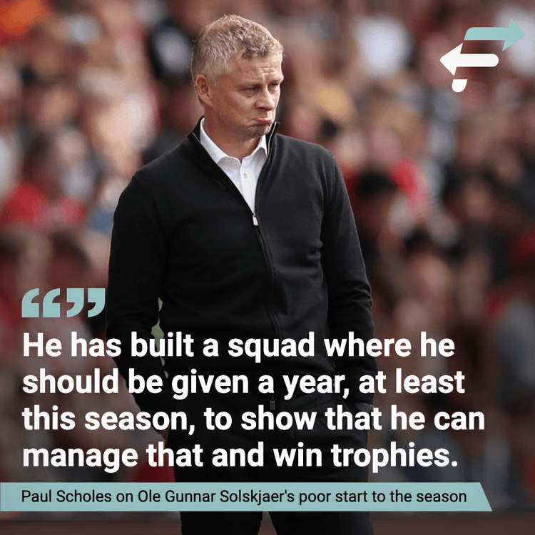 Paul Scholes has offered his support to his former team mate