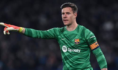 Barcelona goalkeeper Marc-Andre ter Stegen.