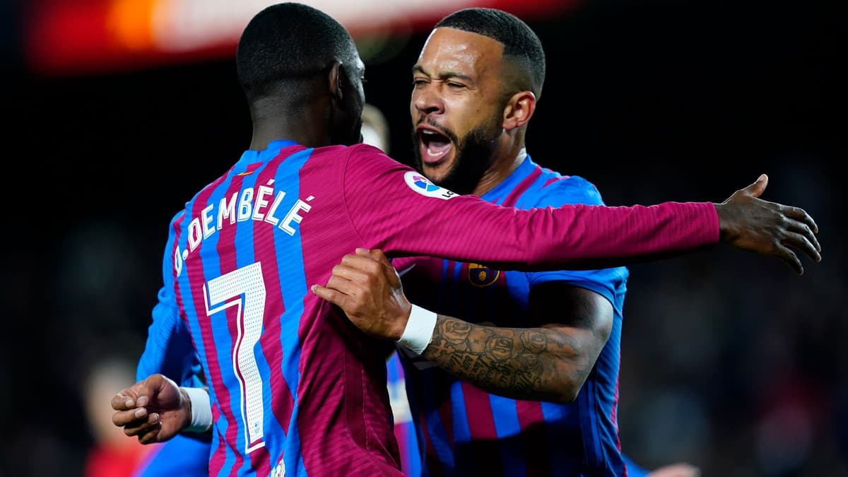 Ousmane Dembele, Memphis Depay, Barcelona, 2021/22