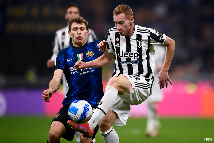 Dejan Kulusevski for Juventus v Inter in 2021-22