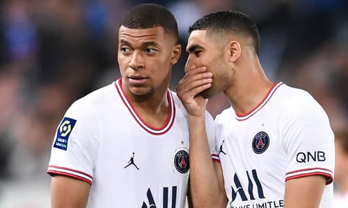 Kylian Mbappe, Achraf Hakimi, PSG, 2021/22