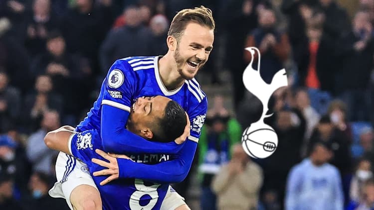 Maddison has been heavily linked to Spurs