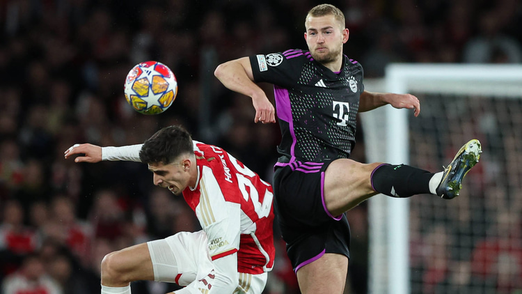 De Ligt challenges Kai Havertz