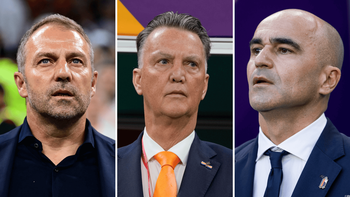 Louis van Gaal, Hans-Dieter Flick, Roberto Martínez, 2022