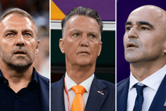Louis van Gaal, Hans-Dieter Flick, Roberto Martínez, 2022