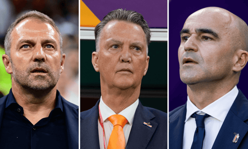 Louis van Gaal, Hans-Dieter Flick, Roberto Martínez, 2022