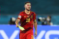 Real Madrid's Eden Hazard limped out of Spain's Euro 2020 match with Portugal