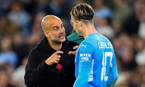 Pep Guardiola, Jack Grealish, Man City, 2022/23