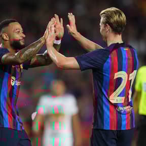 Depay en Frenkie de Jong steunden elkaar in transferperiode: 'Natuurlijk praten we daarover'