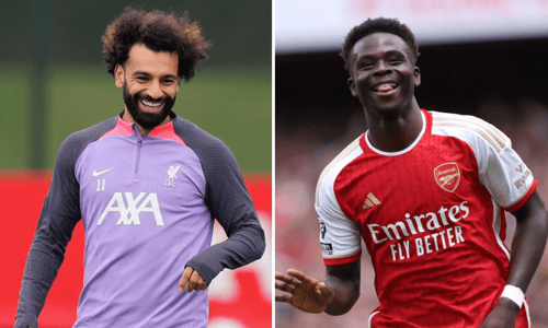 Mohamed Salah, Bukayo Saka