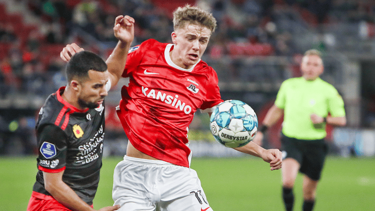 Sven Mijnans maakte in januari 2023 een transfer van Sparta Rotterdam naar AZ.