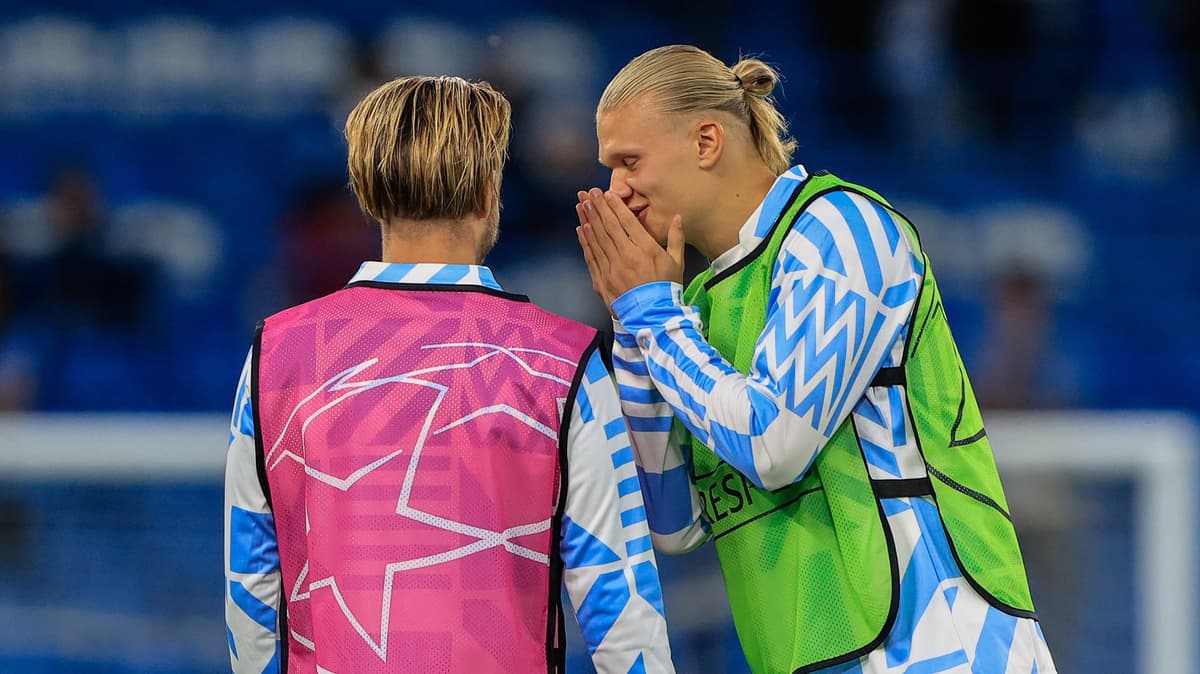 Erling Haaland Jack Grealish Man City 2022-23