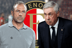 Lucas Chevalier, Hansi Flick, Carlo Ancelotti, Real Madrid, Barcelona, Feyenoord, Lille OSC