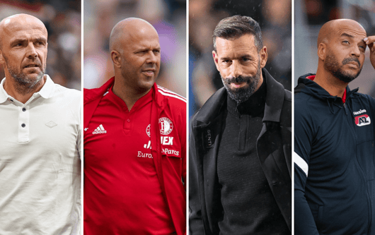 Alfred Schreuder, Arne Slot, Ruud van Nistelrooij, Pascal Jansen