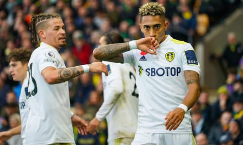 Raphinha, Norwich v Leeds, 2021/22