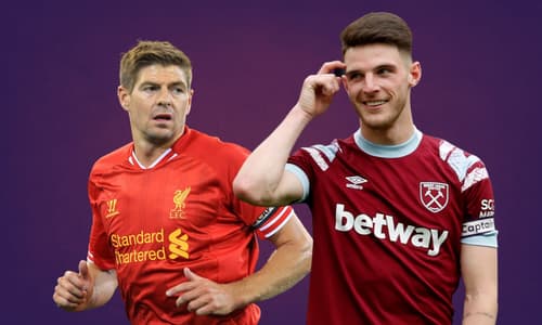Steven Gerrard, Declan Rice, Liverpool, West Ham