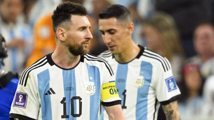 Lionel Messi and Angel di Maria