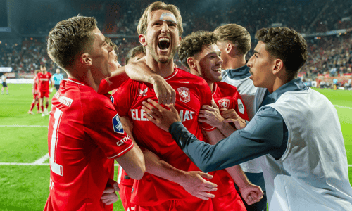 Daan Rots, Michel Vlap, Manfred Ugalde, FC Twente, Mitchell van Bergen