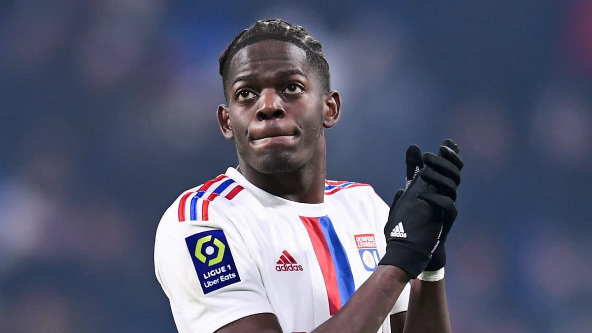 Lyon defender Castello Lukeba