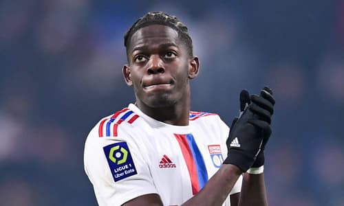 Lyon defender Castello Lukeba