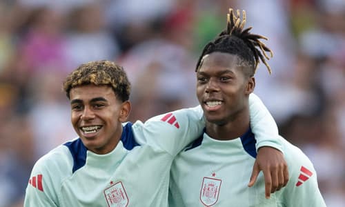 Lamine Yamal, Nico Williams, Spain Euro 2024